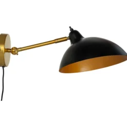 Dyberg Larsen Futura væglampe, messing