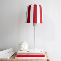 Dyberg Larsen Gry bordlampe, rød
