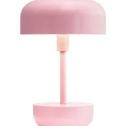 Dyberg Larsen Haipot genopladelig bordlampe, lyserød