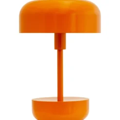 Dyberg Larsen Haipot genopladelig bordlampe, orange