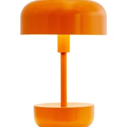 Dyberg Larsen Haipot genopladelig bordlampe, orange