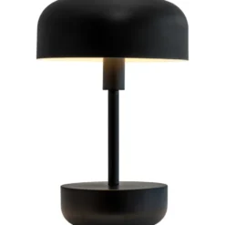 Dyberg Larsen Haipot genopladelig bordlampe, sort