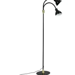 Dyberg Larsen Lilje gulvlampe, sort