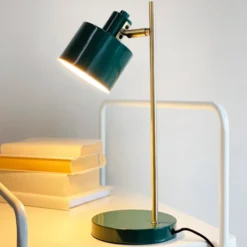 Dyberg Larsen Ocean bordlampe, mørkegrøn