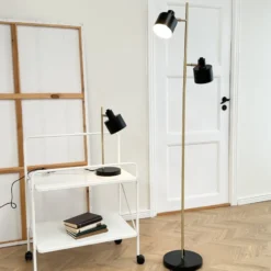 Dyberg Larsen Ocean gulvlampe, sort