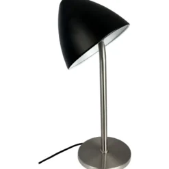 Dyberg Larsen Oulu bordlampe, børstet stål