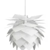 Dyberg Larsen Pineapple pendel, hvid, Ø75 cm