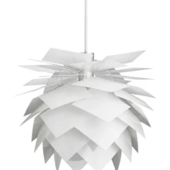 Dyberg Larsen Pineapple pendel, hvid, Ø75 cm