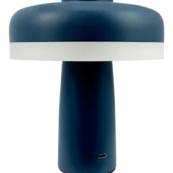 Dyberg Larsen Porter genopladelig bordlampe, blå