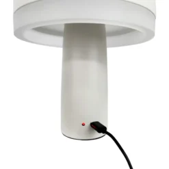 Dyberg Larsen Porter genopladelig bordlampe, hvid