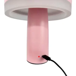 Dyberg Larsen Porter genopladelig bordlampe, lyserød