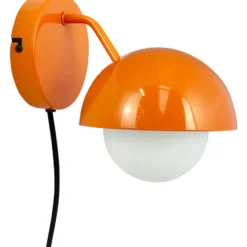 Dyberg Larsen Rose væglampe, orange