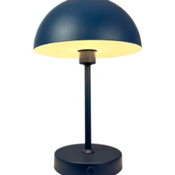 Dyberg Larsen Stockholm genopladelig bordlampe, blå