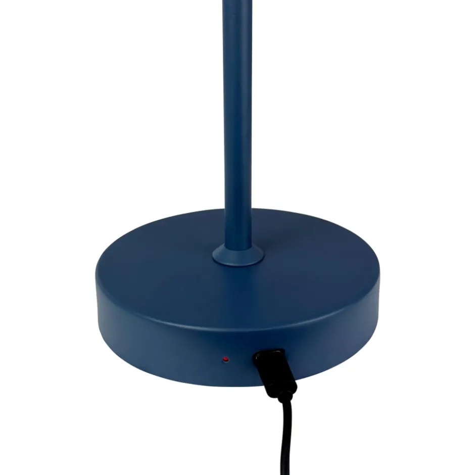 Dyberg Larsen Stockholm genopladelig bordlampe, blå