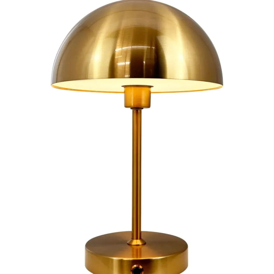 Dyberg Larsen Stockholm genopladelig bordlampe, messing