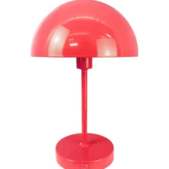 Dyberg Larsen Stockholm genopladelig bordlampe, rød