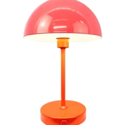 Dyberg Larsen Stockholm genopladelig bordlampe, rød
