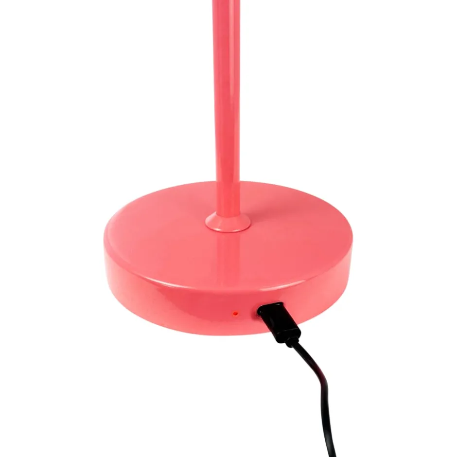 Dyberg Larsen Stockholm genopladelig bordlampe, rød