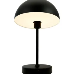 Dyberg Larsen Stockholm genopladelig bordlampe, sort