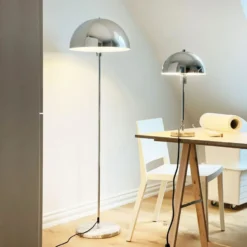 Dyberg Larsen Stockholm gulvlampe, krom