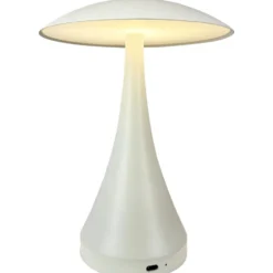 Dyberg Larsen Vienna genopladelig bordlampe, beige
