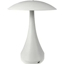 Dyberg Larsen Vienna genopladelig bordlampe, hvid