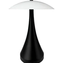 Dyberg Larsen Vienna genopladelig bordlampe, opal