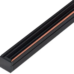 Ecofoss Click strømskinne, sort, 120 cm