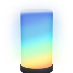 Eglo Cylinder bordlampe med farvet lys & mikrofon