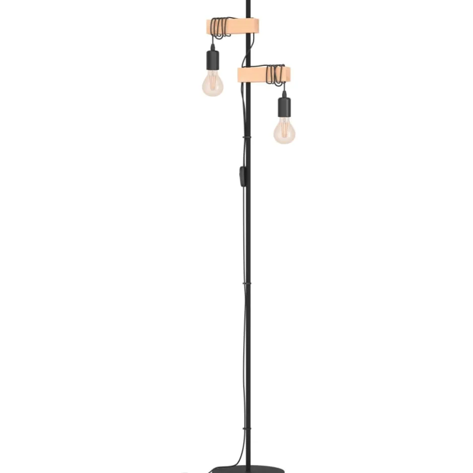Eglo Townshend gulvlampe, sort