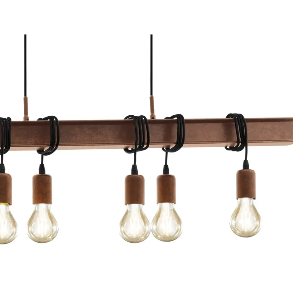 Eglo Townshend 4 langbordspendel, 6 lamper