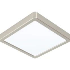 Eglo Z Fueva Bath loftlampe, børstet stål, 21x21 cm