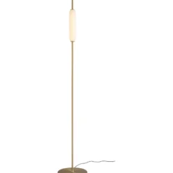 Ekta Living Dunhammer gulvlampe, lys messing