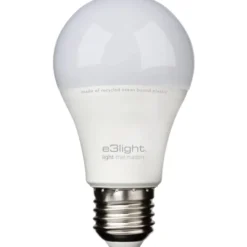 e3light Ocean Bound E27 standardpære, 2700K, 9W