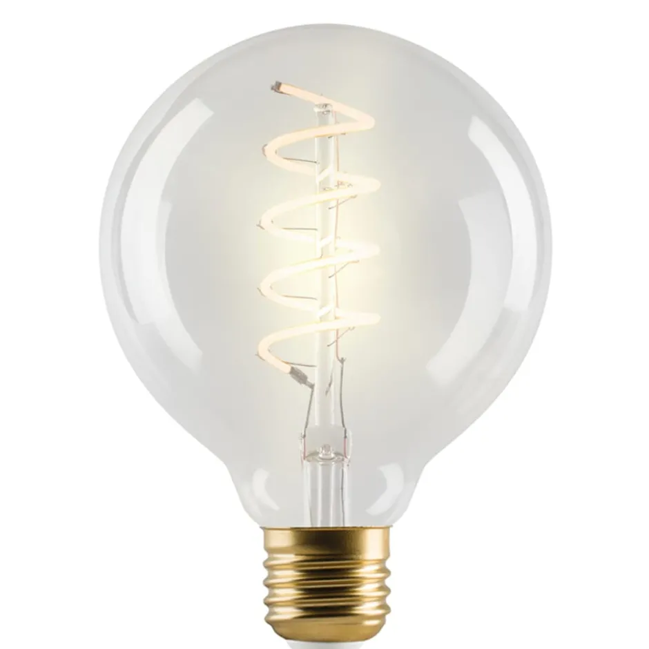 e3light Vintage E27 globepære, 2200K, 4W