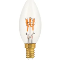 e3light Vintage E14 kertepære, 2200K, 3W