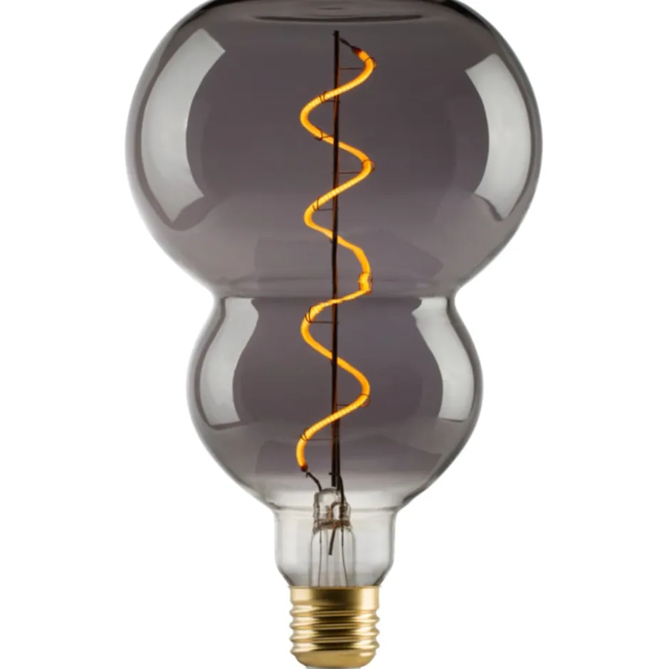 e3light Vintage E27 spiralpære, 2200K, 4W