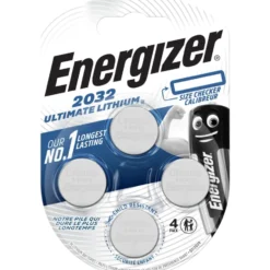 Energizer CR2032 batterier, 4 stk.
