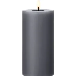 Ester & Erik LED bloklys, antracit, 15 cm