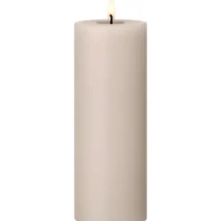 Ester & Erik LED bloklys, beige, 20 cm