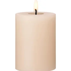 Ester & Erik LED bloklys, creme, 10 cm