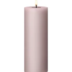 Ester & Erik LED bloklys, lyserød, 20 cm