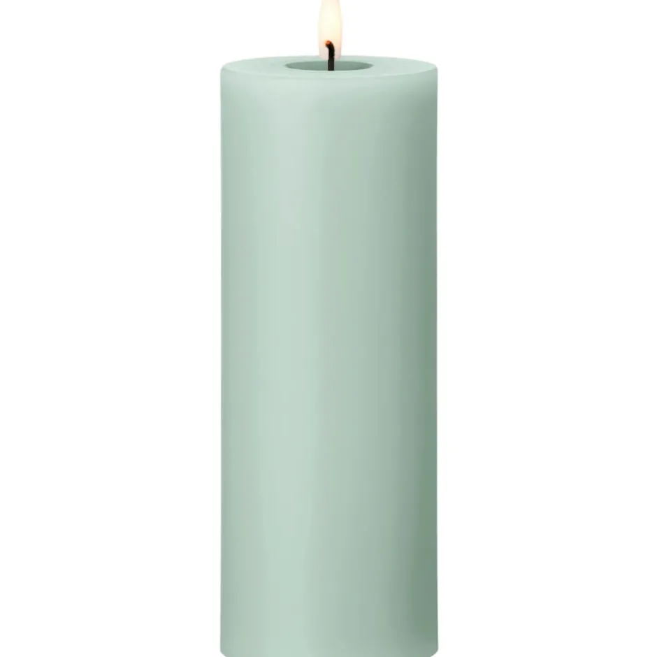 Ester & Erik LED bloklys, mintgrøn, 20 cm