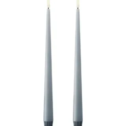 Ester & Erik LED kronelys, 30 cm, blå, 2-pak