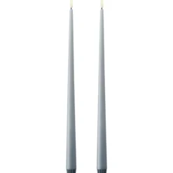 Ester & Erik LED kronelys, 40 cm, blå, 2-pak