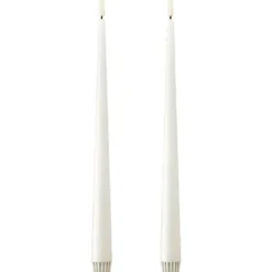 Ester & Erik LED kronelys, 30 cm, hvid, 2-pak