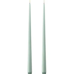 Ester & Erik LED kronelys, 40 cm, mint grøn, 2-pak