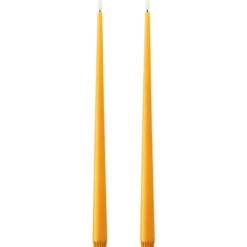 Ester & Erik LED kronelys, 40 cm, orange, 2-pak