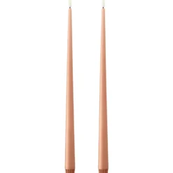 Ester & Erik LED kronelys, 40 cm, rosa, 2-pak