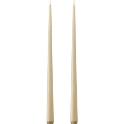 Ester & Erik LED kronelys, 40 cm, sand, 2-pak